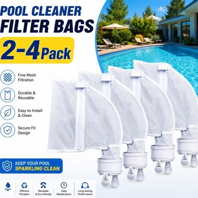 2/4 Pack Pool Cleaner Bags K13 K16 Filter Bag Replacement for Polaris 280 480
