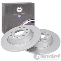2X ABS Bremsscheiben 282Mm Voll Hinten Passend FüR Audi A3 Q3 Seat Alhambra Alte