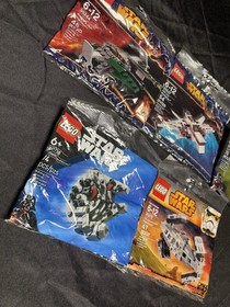 LEGO 5 Star Wars Sets Poly Bags 30244 30247 30680 30275 30708 Brand New Sealed