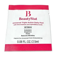 BeautyStat Universal Triple Action Daily Peel Packet Sample 0.08 fl oz / 2.5 ml