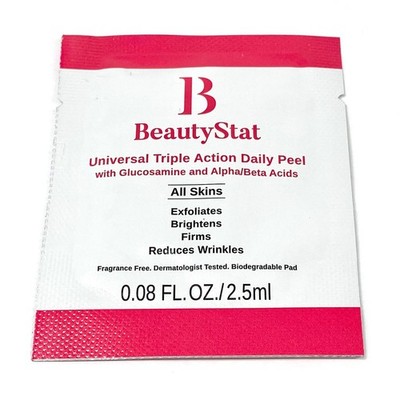BeautyStat Universal Triple Action Daily Peel Packet Sample 0.08 fl oz / 2.5 ml