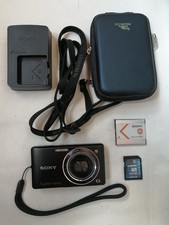 TESTED Sony Cyber-Shot DSC-W380 w380 14.1Mp Digital Photo Camera vintage Black
