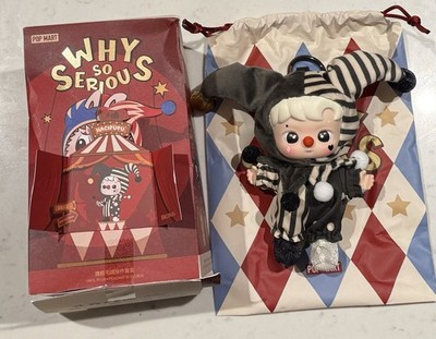 Authentic Popmart Why So Serious Series Silver Mist Clown