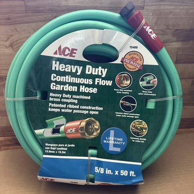 #ad Garden Hose 50 Ft X 5 8” Heavy Duty ACE Hardware Made In USA NOS $44.98