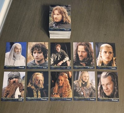 Lord of the Rings : Return of the King Topps Complete Base Set 1-90 frodo aragon