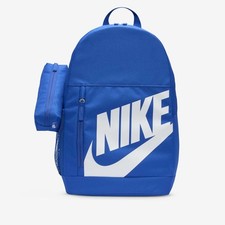 Nike Elemental Backpack Kids Sports Bag Casual Travel 20L Blue DR6084 480 New