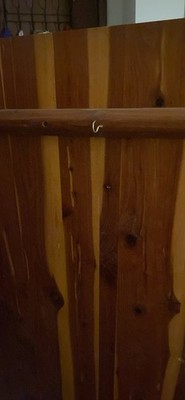 Cedar Wood Hinged Wardrobe/Armoire