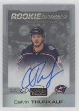 2020-21 O-Pee-Chee Platinum Rookie Auto Rainbow Calvin Thurkauf #R-CT Auto 01ks