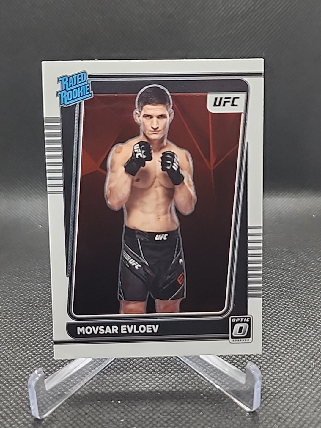 2022 Panini Donruss Optic UFC - Rated Rookie Movsar Evloev #112 (RC)
