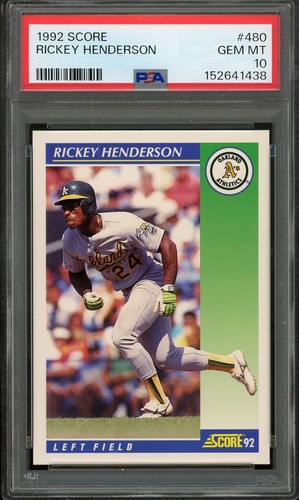 1992 Rickey Henderson #480