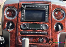 Mahogany Look Dash Trim Kit For Ford F-150 2004-2008 Auto Interior Panel
