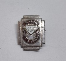 Vintage Sterling Silver USDAW Union 30 year Membership Badge