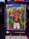 2024 Panini Donruss Optic - Rookie Jayden Daniels #248 Purple Shock Commanders
