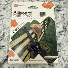 SanDisk SR Slot Radio Card Billboard 1000 Songs Country Songs Pre-loaded SD Card