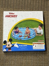Disney Mickey Junior 3 Ring Pool Inflatable NEW Unopened Box