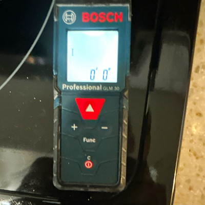 Bosch GLM 30 Laser Measure Distance Measurer w/ LCD Display Black/Red