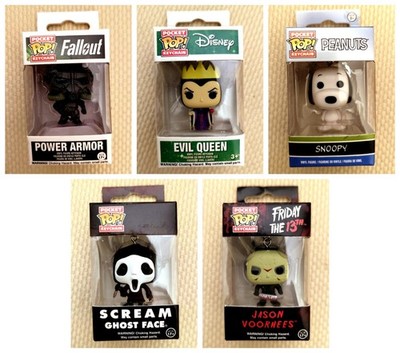Funko Pocket Pop Keychain Schlüsselanhänger Auswahl Horror Disney Fallout Neu