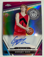 Gradey Dick [Refractor] #CRA-GD Prices | 2023 Topps Chrome 