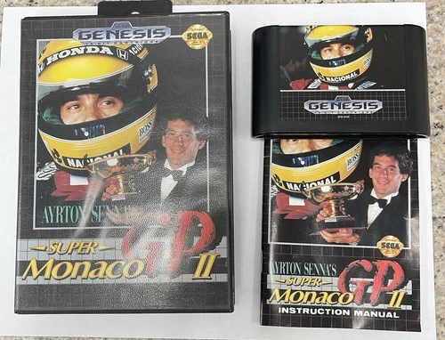 Super Monaco GP II 2 (Sega Genesis) CIB COMPLETE & TESTED