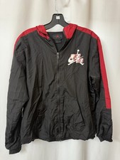 Air Jordan Track Jacket Full Zip Boys X-Large 16 Black Red. J81