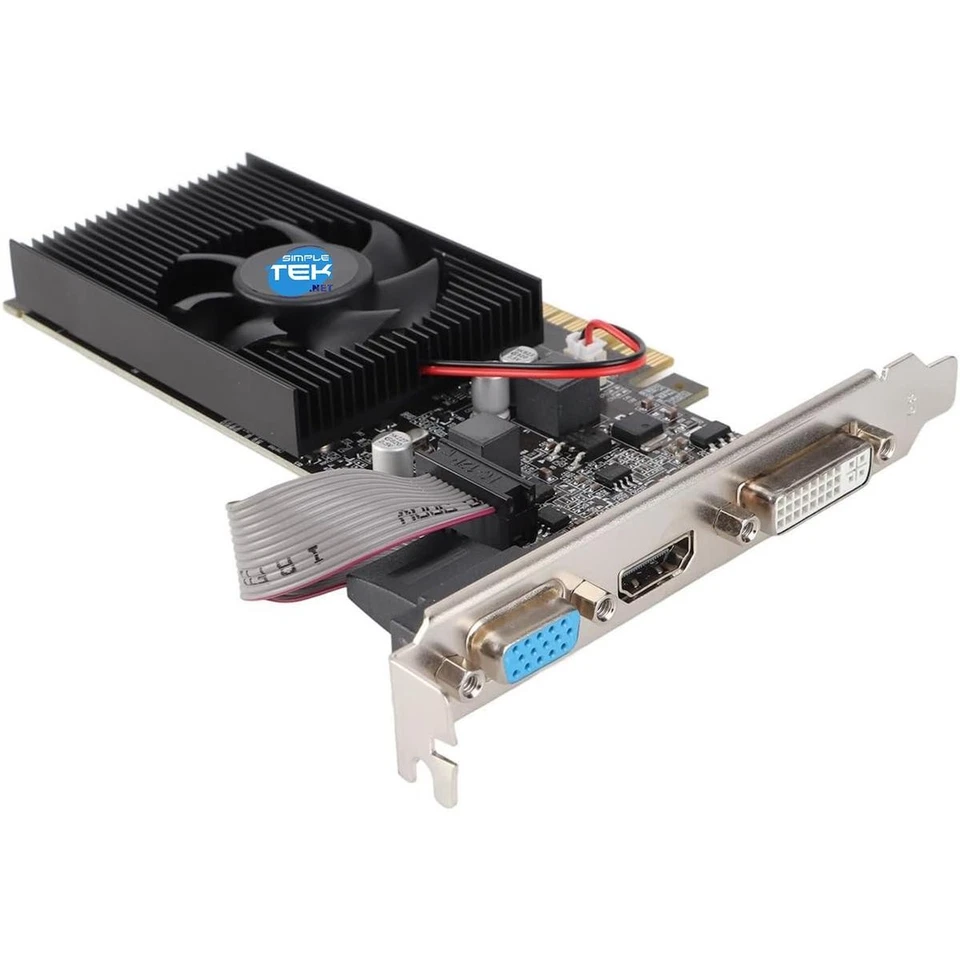 Video Card Nvidia Geforce Gt 610 1GB GDDR3 Low Profile SFF Double Bracket LP - Image 4 of 4