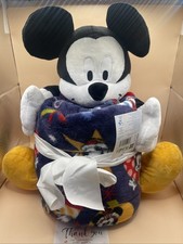 NEW Disney Blanket  Plush Disney Mickey Mouse The Big One Throw