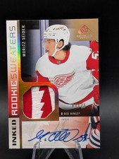 2021-22 UD SP Game Used Inked Rookie Sweaters Moritz Seider 01/25 RPA!