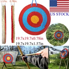 Archery Arrow Target 1-2Layers Handmade 50CM Solid Straw for Bow Target Practice