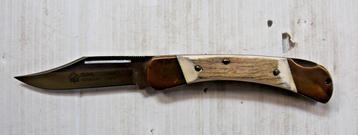 Puma Duke 210905 104/RC Stag Handle Lockback Folding Knife | eBay