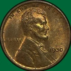 1930 Lincoln Wheat Cent Uncirculated UNC Coin #36794