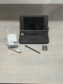Nintendo 3DS XL Blue/Black with charger, SD card 8 games, tested works good.
