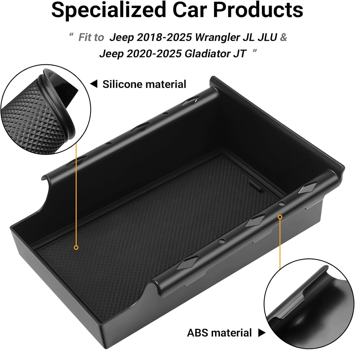2018-2025 Jeep Wrangler 2020-2025 Gladiator Front under Seat