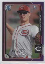 2015 Bowman Draft Chrome Purple Refractor 107/250 Tanner Rainey #155 0l2
