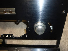 TEAC X-1000R Front Panel Black Upper and Lower Faceplates Reel to Reel Parts Set