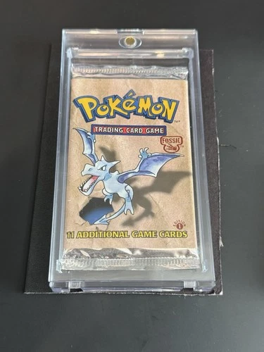Pokemon 1st Edition Fossil Set Sealed Booster Pack Aerodactyl 