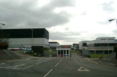 Photo 6x4 Entrance to GlaxoSmithKline pharmaceutical plant Drybridge/NS3 c2006