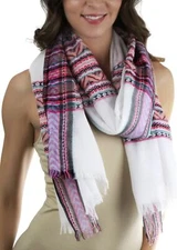 ToBeInStyle Women's Multi-Pattern Serape Inspired Scarf