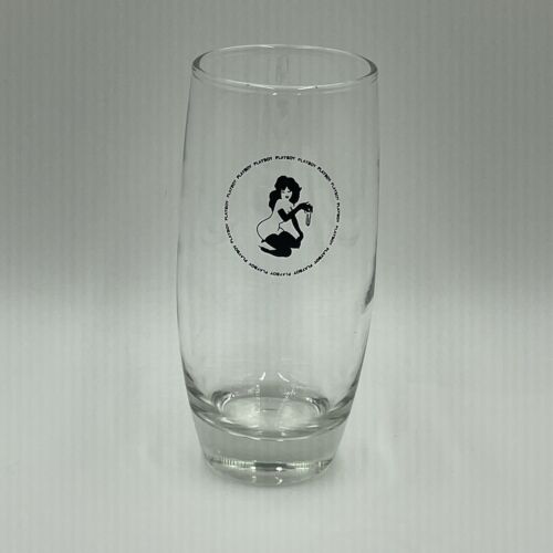 Vintage Playboy Club Leroy Neiman Femlin Logo Highball Drink Glass 6” Tall - Picture 1 of 7