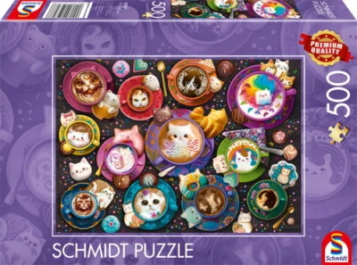500 Teile Schmidt Spiele Puzzle Kätzchen à la Latte Art 59707