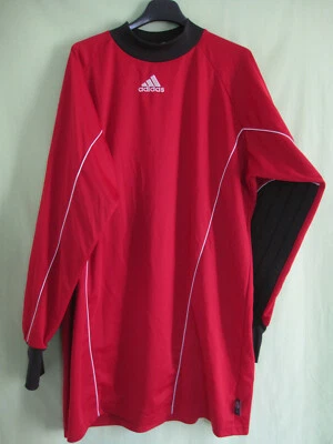 Maillot ADIDAS Gardien vintage 90'S Vintage Jersey rouge manche Longue - L - Photo 1/4