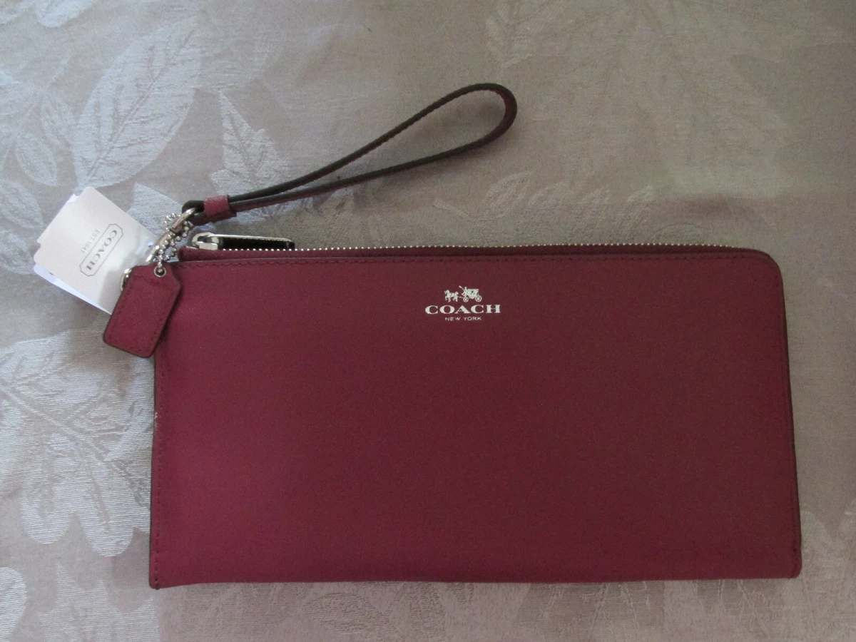 Coach burgundy handbag sales