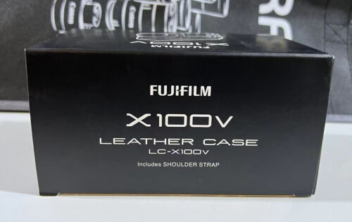 Fujifilm Leather Case LC-X100V For X100V/X100VI  Includes Shoulder Strap --Black - Picture 1 of 5