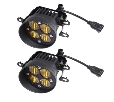 Toyota Tacoma Tundra 4runner Yellow Wide Angle Led Fog Lights Baja