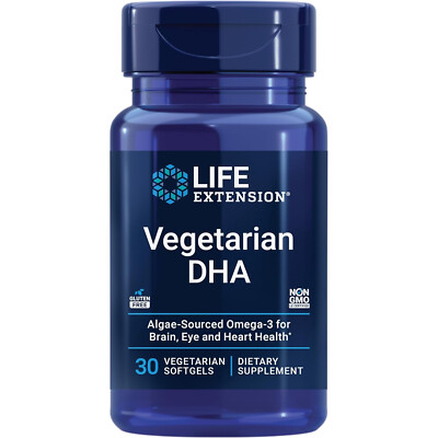 Life Extension Vegetarian DHA, 30 Vegetarian Softgels
