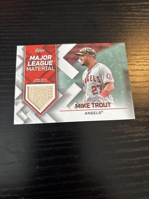 2022 Topps Major League Materials #MLMMT Mike Trout | eBay