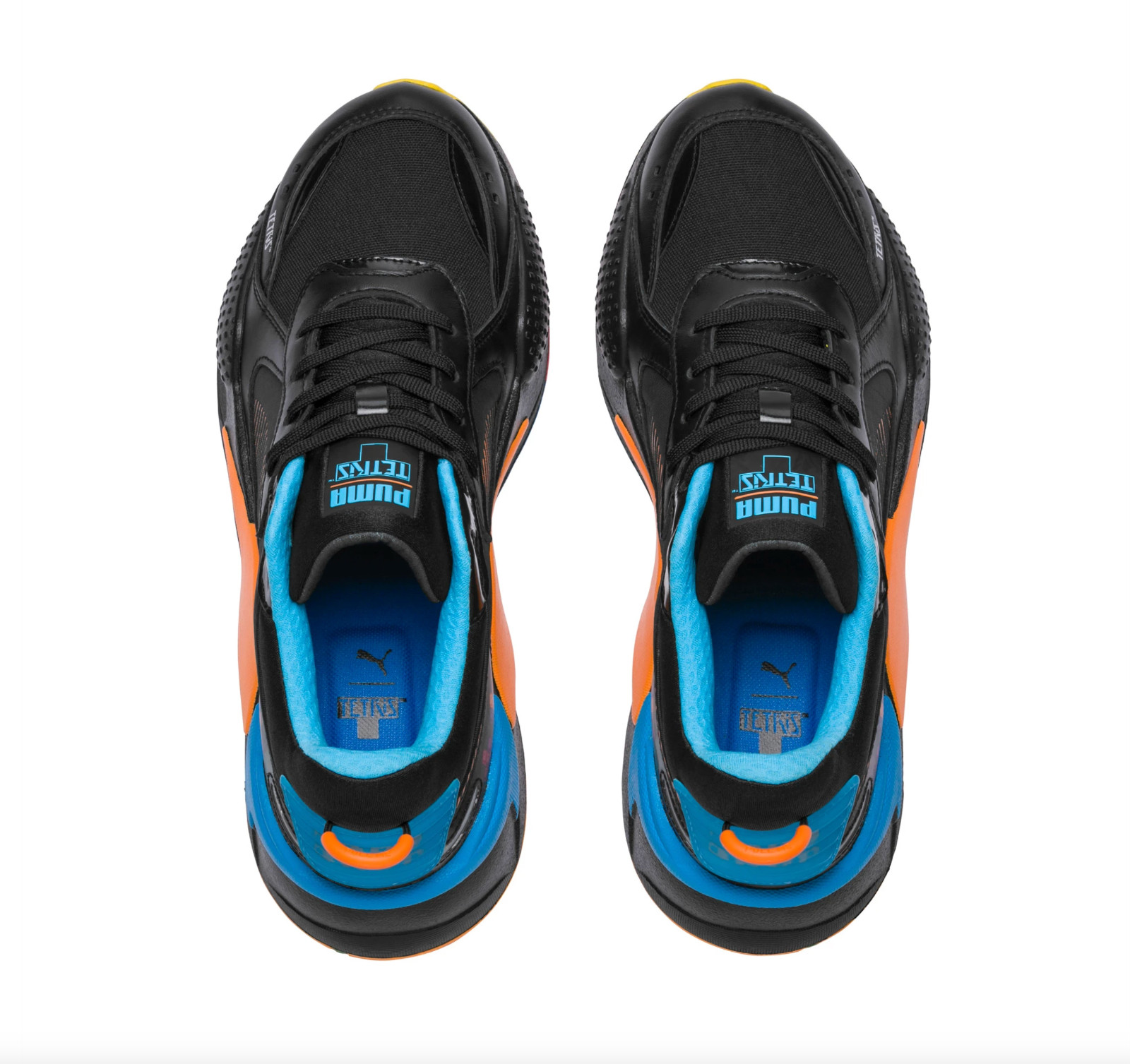 Puma x Tetris RS X RSX Game Black Orange Blue Yellow 1984 Hard