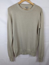Bench Jumper Men's Beige Size UK M Crew Neck
