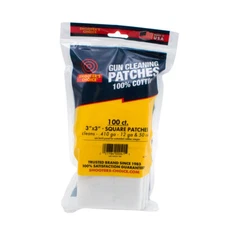 Shooter's Choice 3" Cotton Gun Cleaning Patches- 100 count
