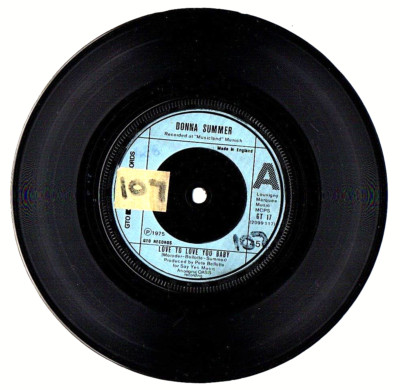   DONNA SUMMER - LOVE TO LOVE YOU BABY  (Abigails Party)   7'' VINYL ... EX