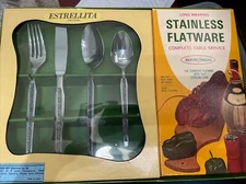 24 pc Majestic Regal Estrellita RLS9 Stainless Setting For 6 Japan NIB flatware